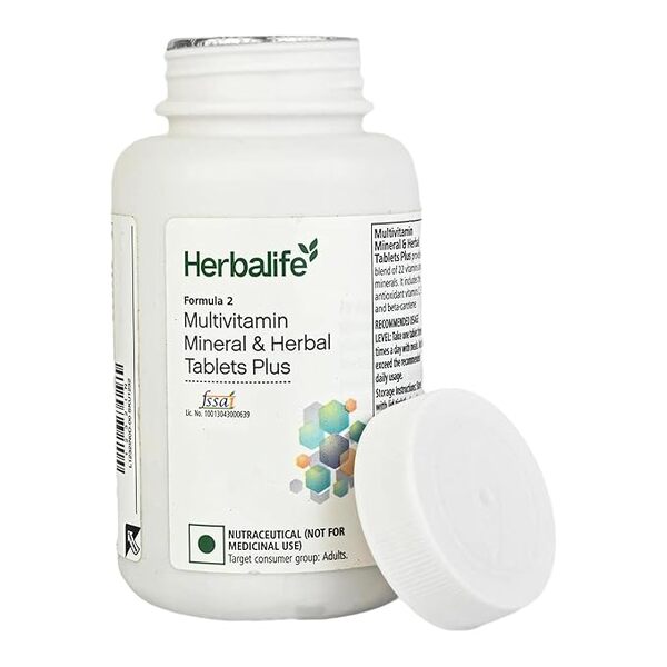 HERBALIFE NUTRITION Formula 2 – Multivitamin, Mineral & Herbal Tablets Plus (90 Tablets)