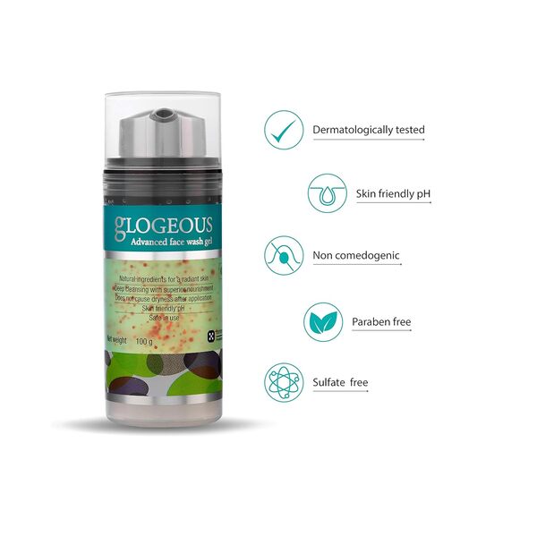GLOGEOUS ADVANCED FACE WASH GEL