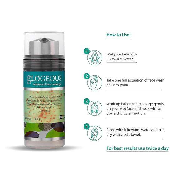 GLOGEOUS ADVANCED FACE WASH GEL