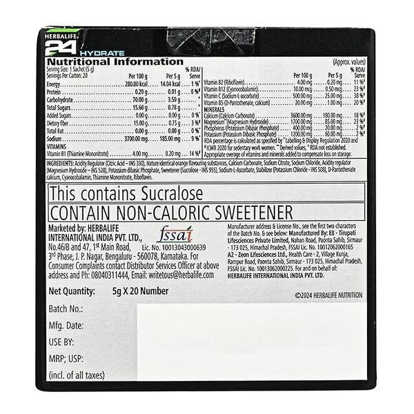 Herbalife 24 Hydrate (Orange Flavour)
