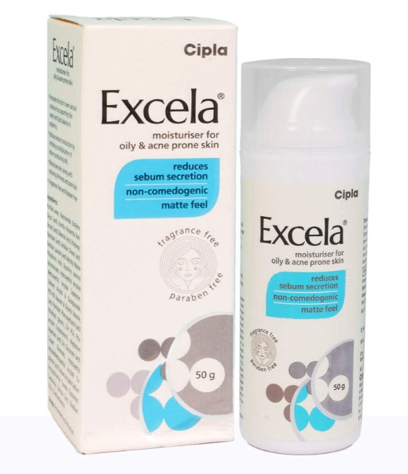 Excela Moisturiser for Oily & Acne Prone Skin 50 g