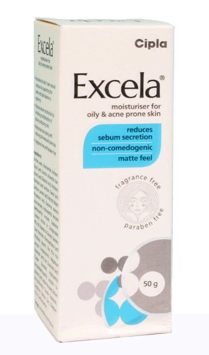 Excela Moisturiser for Oily & Acne Prone Skin 50 g