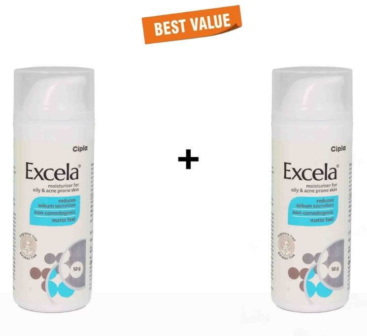 Excela Moisturiser for Oily & Acne Prone Skin 50 g
