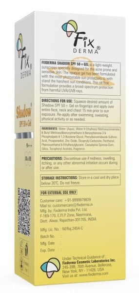 FIXDERMA SHADOW SPF 50+ Sunscreen