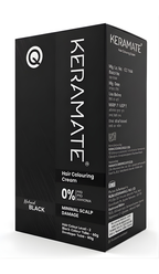 Keramate Hair Colouring Cream – Natural Black, 120g (60g + 60g)