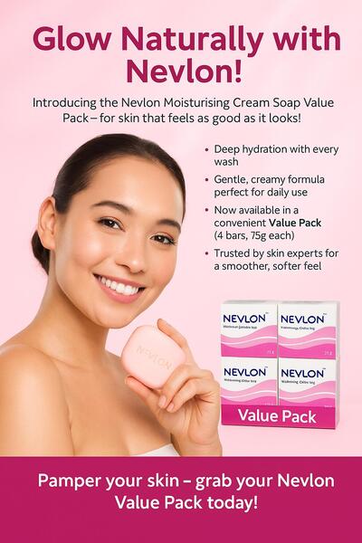 Nevlon Moisturising Cream Soap 75g