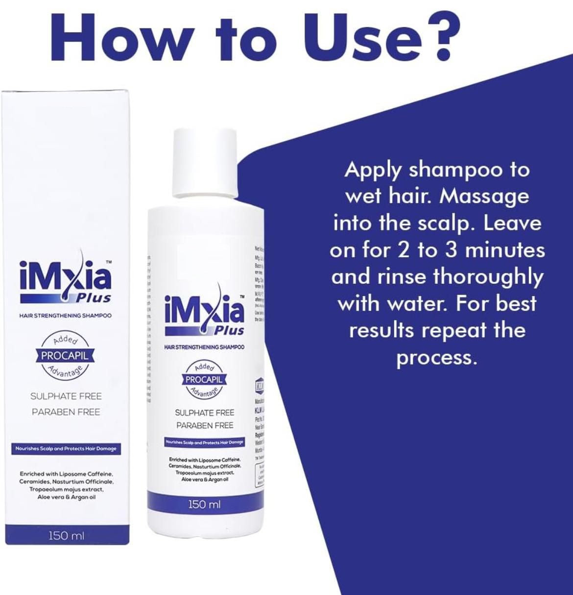 iMxia Plus Hair Strengthening Shampoo 150ml
