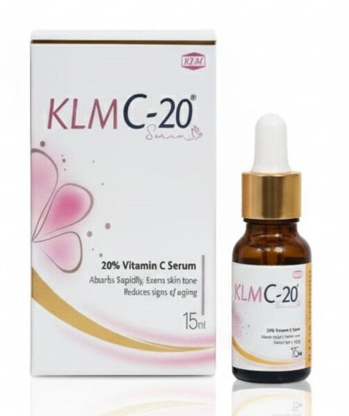 KLM C-20 Vitamin C Serum – 20% (15 ml)
